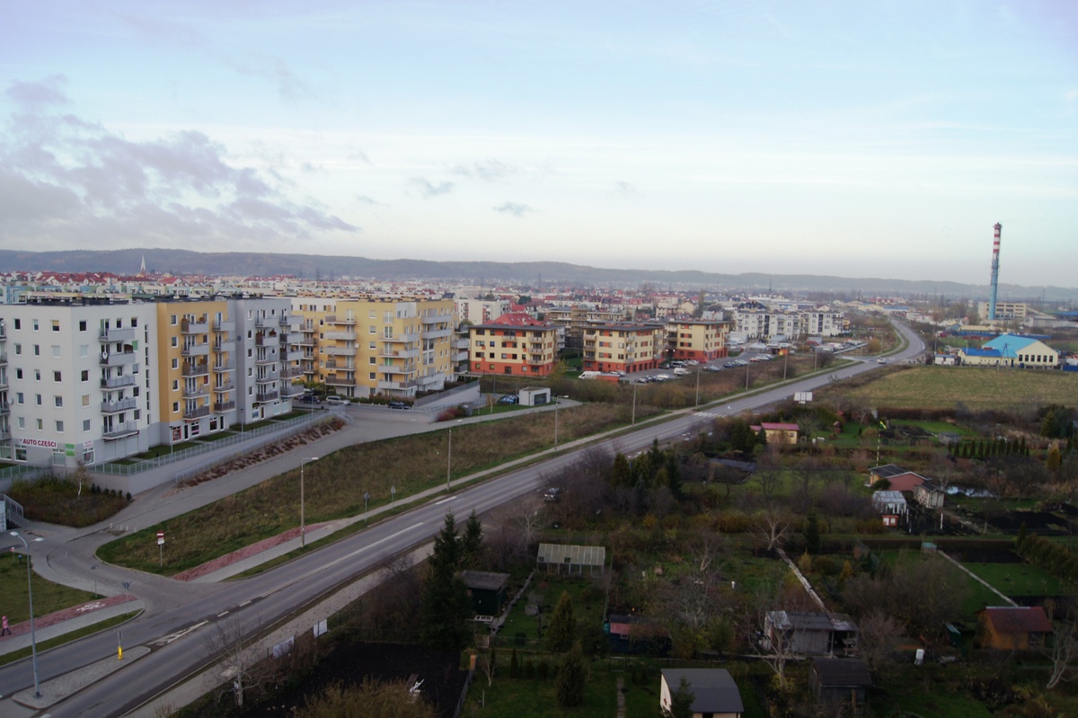 REDA z góry – widok z budynku Atlantika