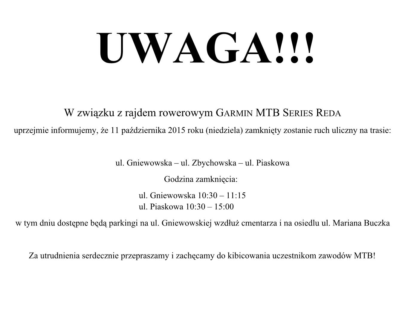 UWAGA!!!