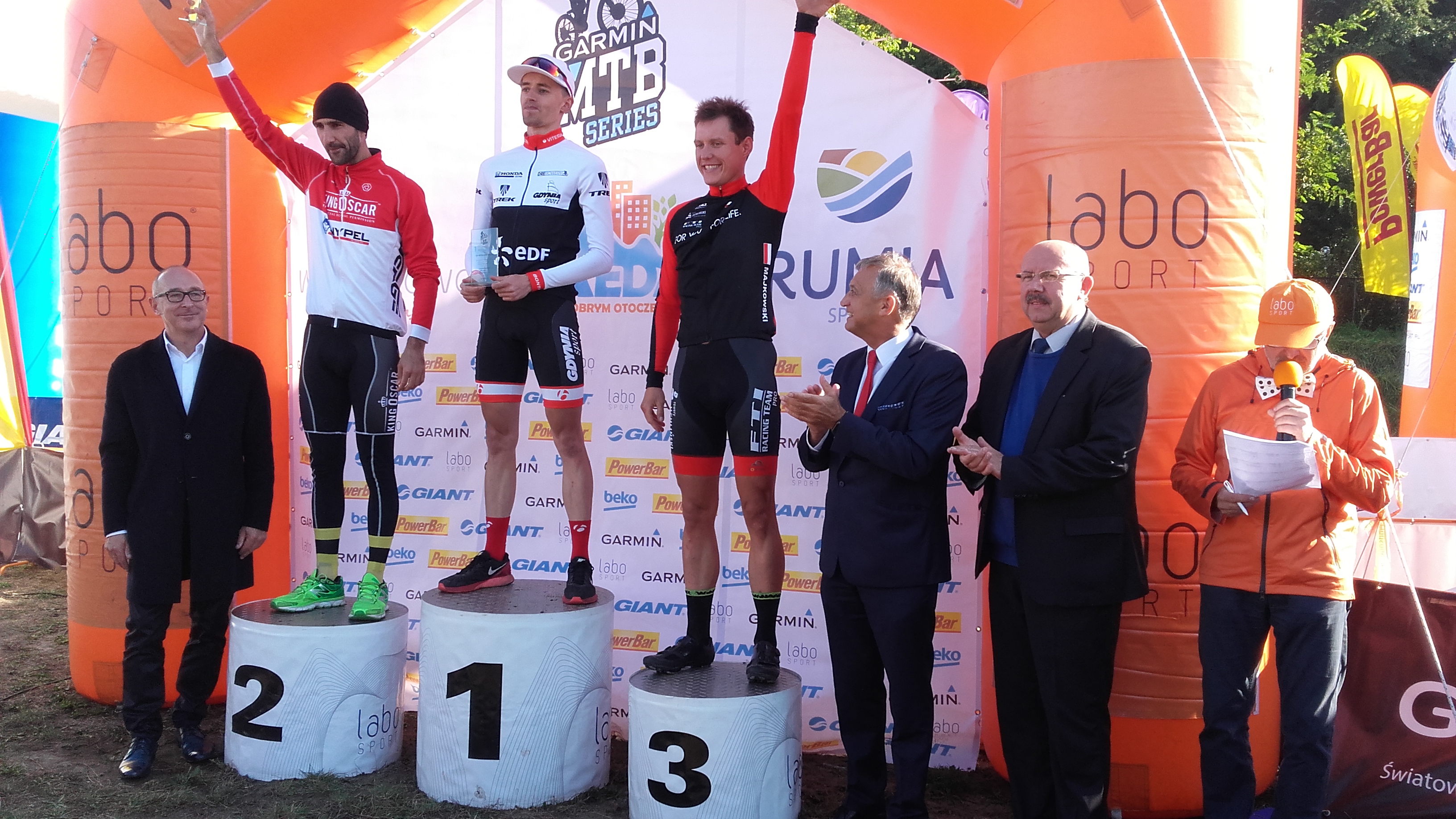 Wręczenie nagród oraz wyniki z Garmin MTB Series Reda 2016