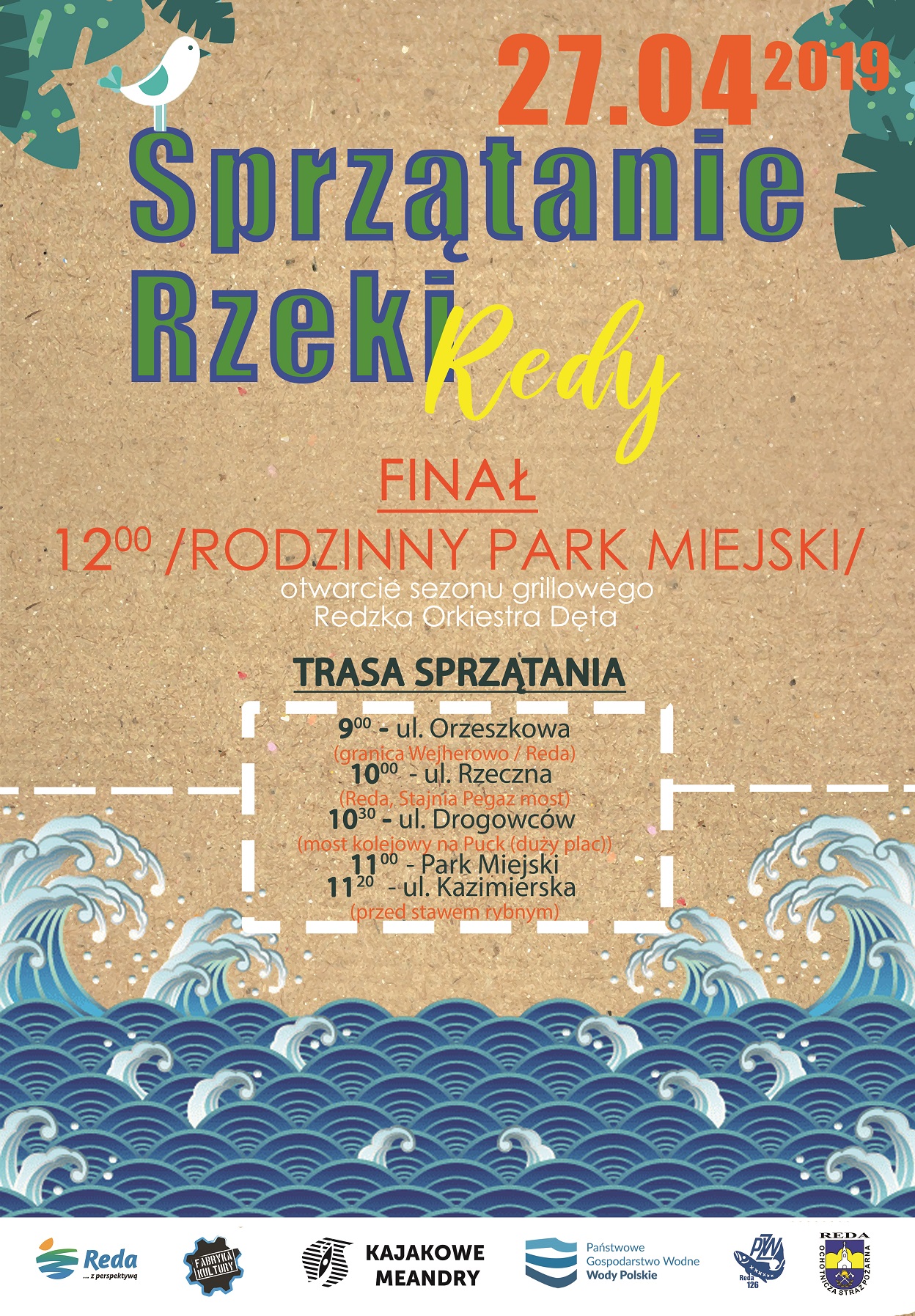 SPRZĄTANIE RZEKI REDY 2019!