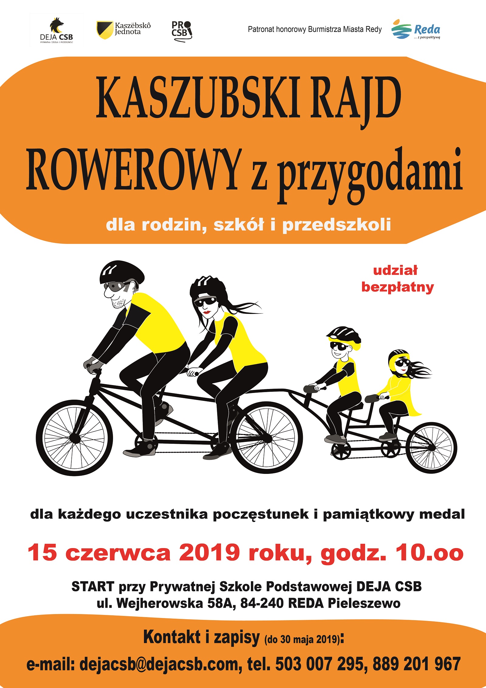 KASZUBSKI RAJD ROWEROWY Z PRZYGODAMI