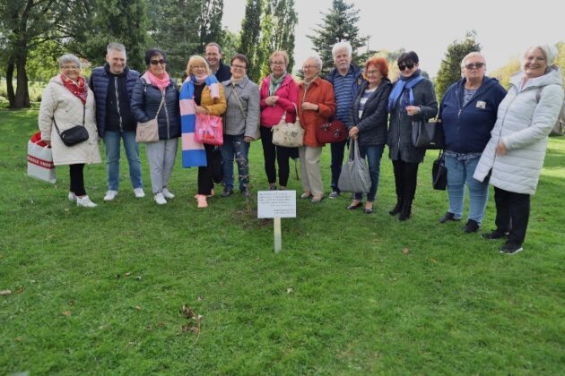 Sadzenie drzewek w Miejskim Parku Rodzinnym